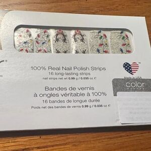 Color Street Christmas glitter Nail Strips